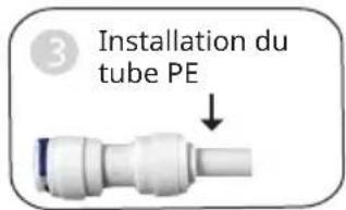 Klarstein PureLine - Déconnexion et connexion du tube PE et du raccord rapide - 3