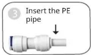 Klarstein PureLine - Disconnect and Connect of PE pipe and quick connector - 3