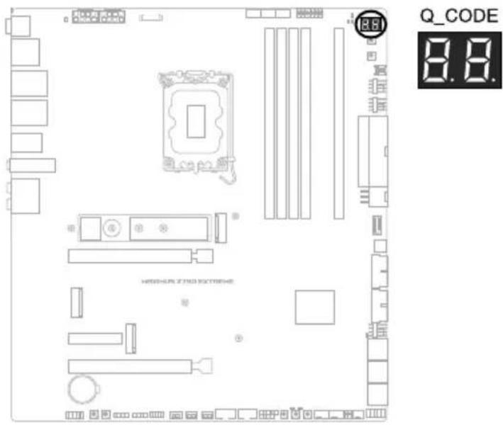 ASUS ROG Maximus Z790 Extreme - LED Q-Code - 1