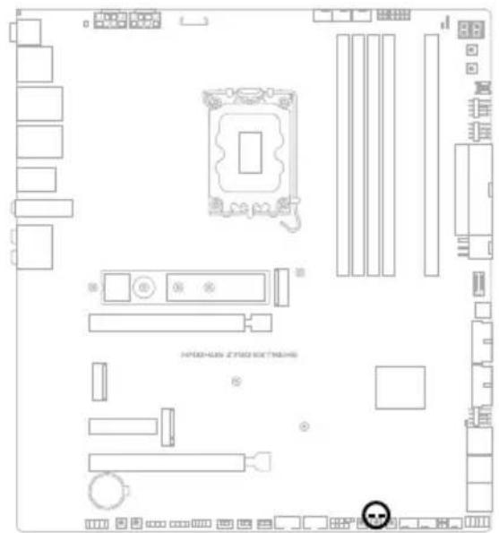 ASUS ROG Maximus Z790 Extreme - LED du BIOS - 1