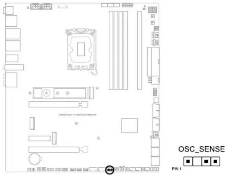 ASUS ROG Maximus Z790 Extreme - Connecteur du capteur OSC - 1