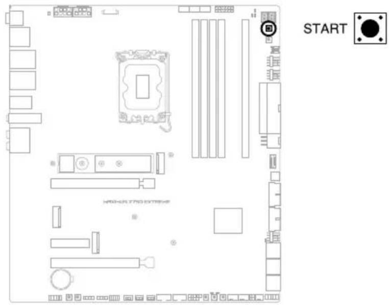ASUS ROG Maximus Z790 Extreme - Bouton Démarrer - 1
