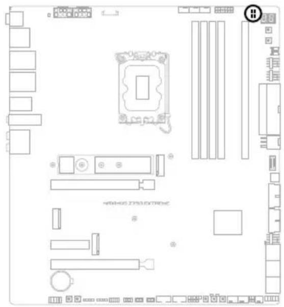 ASUS ROG Maximus Z790 Extreme - Témoins lumineux Q-LED - 1