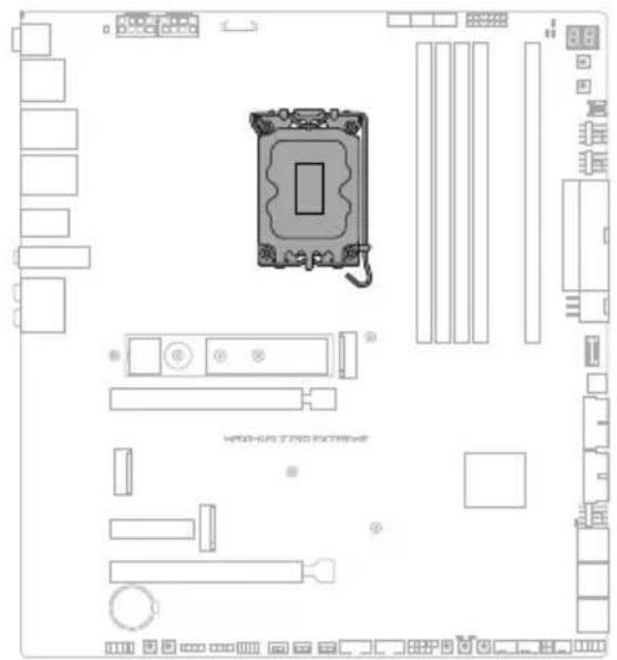 ASUS ROG Maximus Z790 Extreme - Socket du processeur - 1