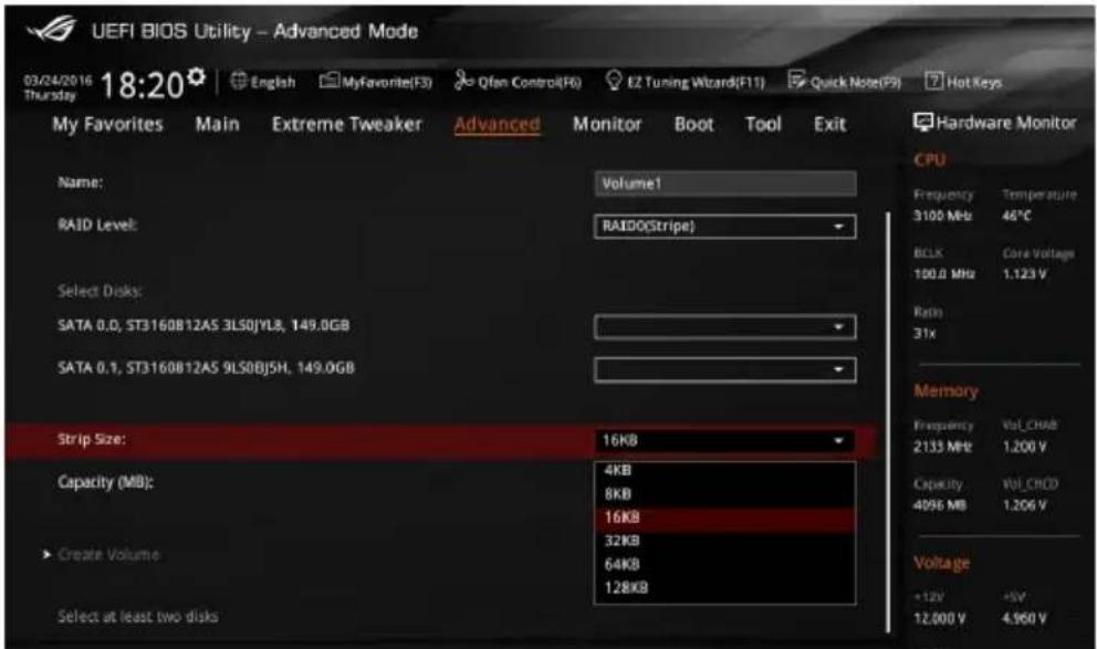 ASUS ROG Rampage V Edition 10 - Créer un volume RAID - 4