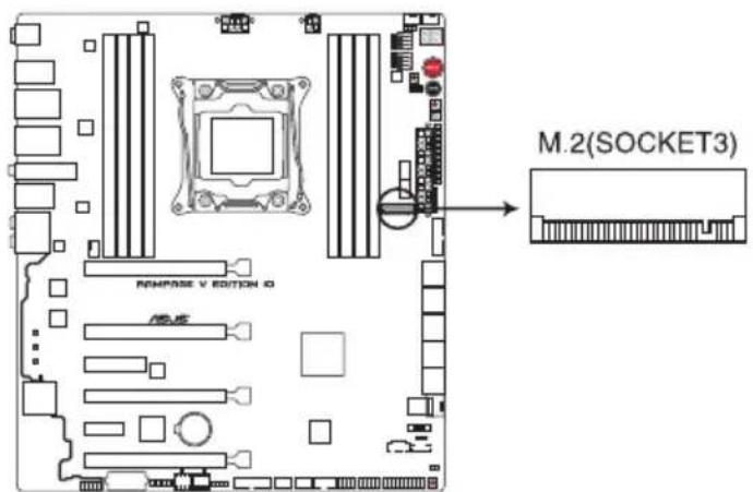 ASUS ROG Rampage V Edition 10 - Interface M.2 (SOCKET3) - 1
