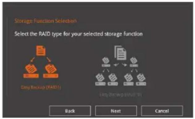 ASUS ROG Rampage V Edition 10 - Création d'un volume RAID - 4