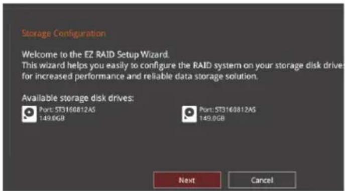 ASUS ROG Rampage V Edition 10 - Création d'un volume RAID - 2