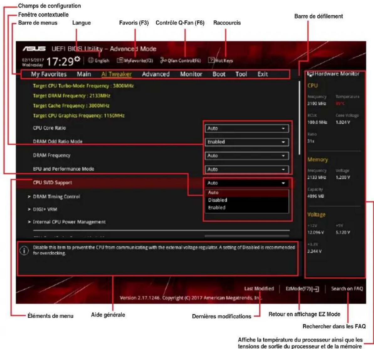 ASUS ROG Strix B250G Gaming - Advanced Mode (Mode avancé) - 2