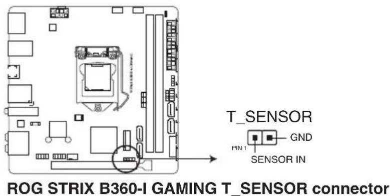 ASUS ROG Strix B360-I Gaming - 温度 Seven ローナフロー (2pin T SENSOR) - 1