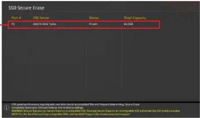 ASUS ROG Strix B360-I Gaming - Secure Erase - 4