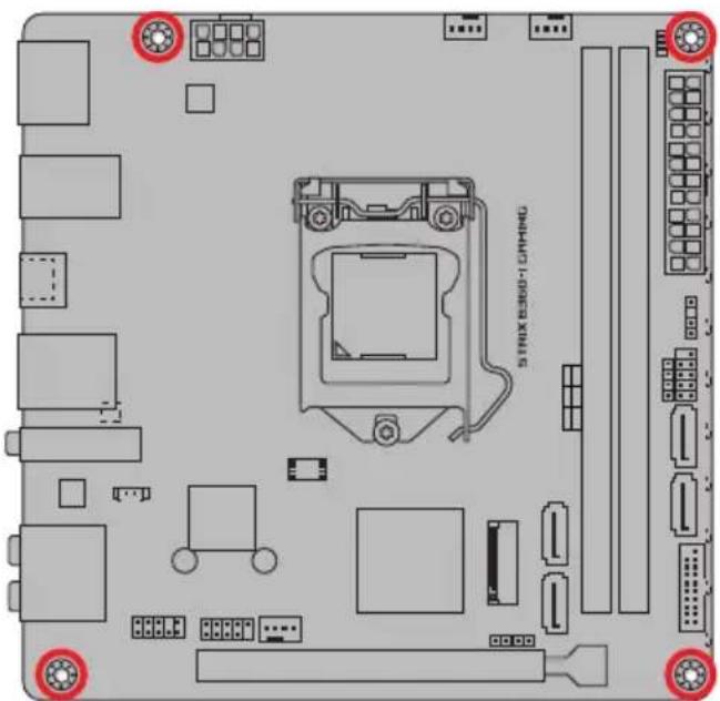 ASUS ROG Strix B360-I Gaming - マズルトを取り付uting - 3