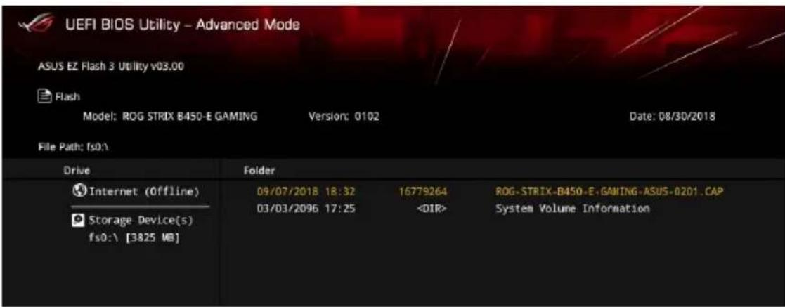 ASUS ROG Strix B450-E Gaming - Pour mettre à jour le BIOS par USB : - 2