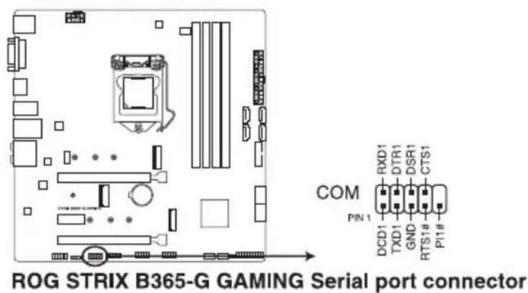 ASUS ROG Strix B365-G Gaming - Connecteur COM - 1