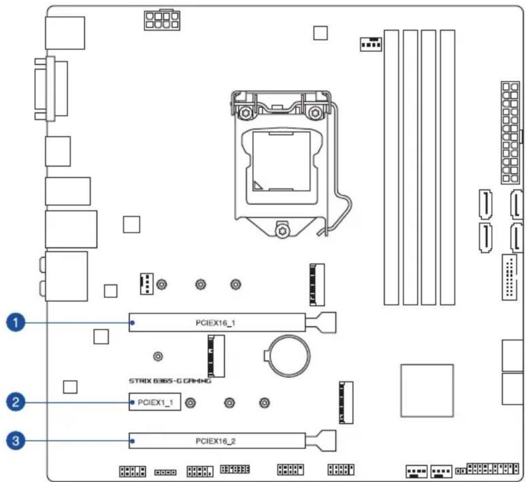 ASUS ROG Strix B365-G Gaming - Slots d'extension - 2