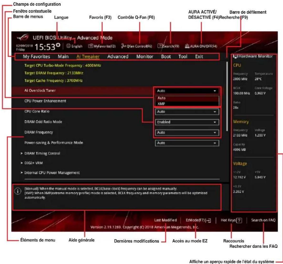 ASUS ROG Strix B360-G Gaming - Advanced Mode (Mode avancé) - 2