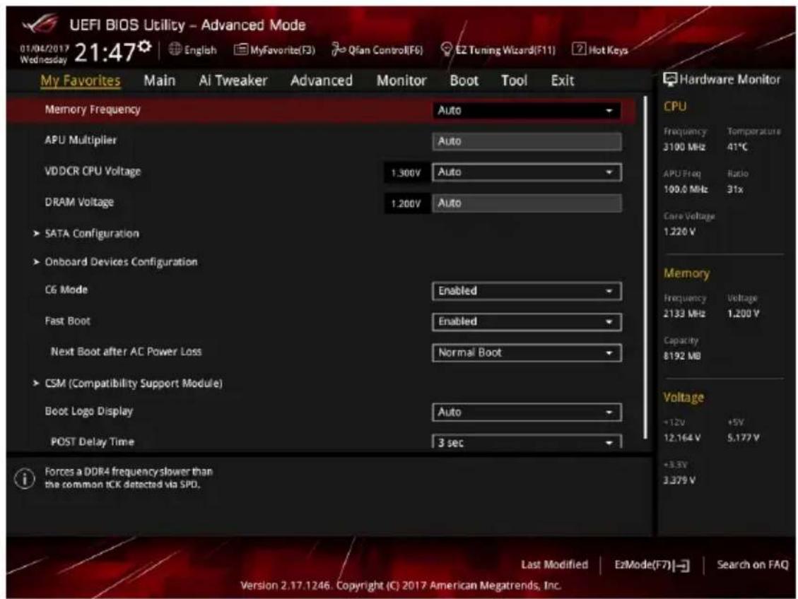 ASUS ROG Strix B350-F Gaming - My Favorites (Favoris) - 1