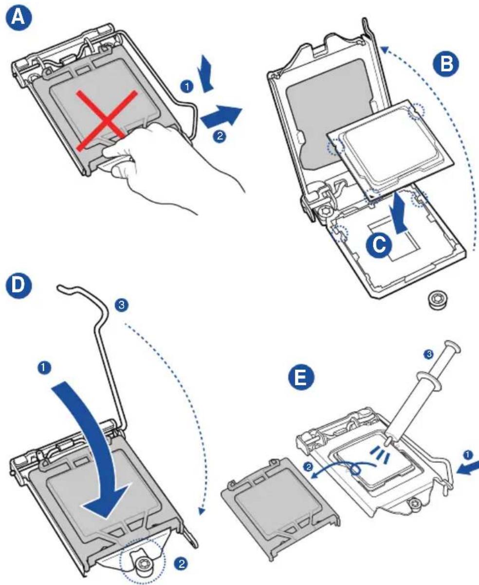 ASUS ROG Strix B250-I Gaming - Installer le processeur - 2