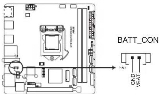 BATT_CON P/N 1 GND VBAT