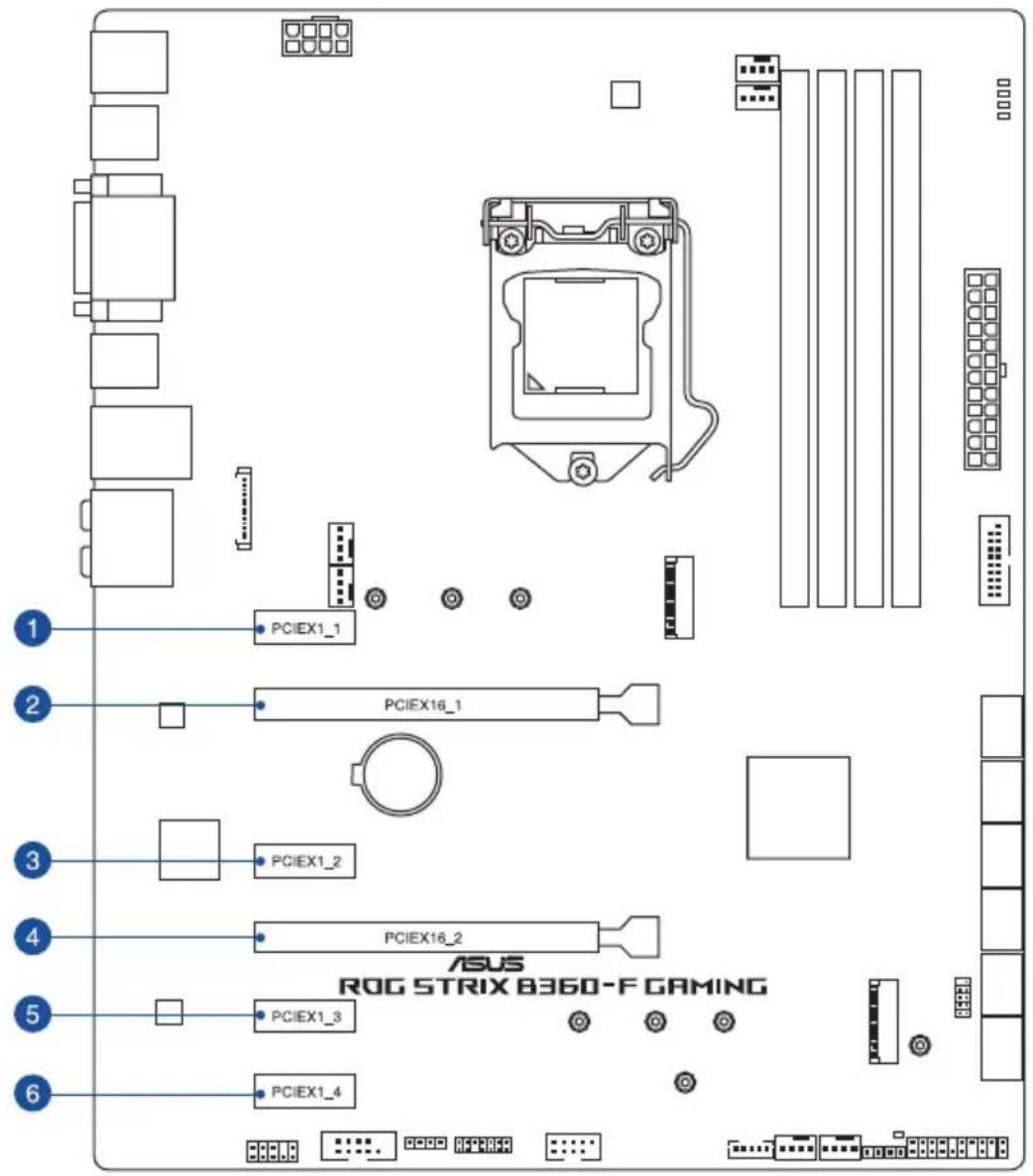 ASUS ROG STRIX B360-F Gaming - Slots d'extension - 2