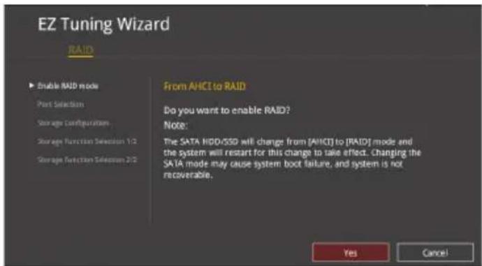 ASUS ROG Strix X299-XE Gaming - Création d'un volume RAID - 3