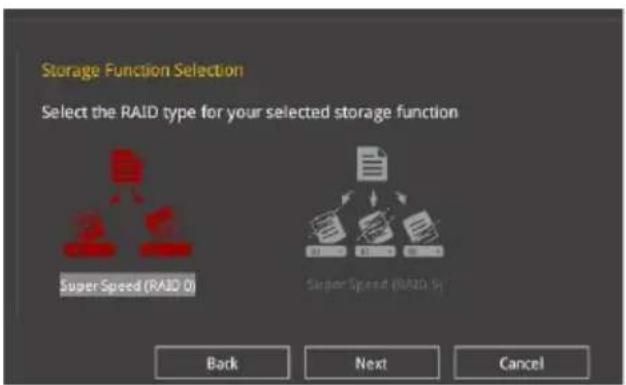 ASUS ROG Strix X299-XE Gaming - Création d'un volume RAID - 7