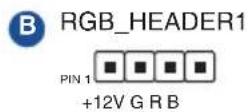 ASUS ROG Strix X399-E Gaming - Connecteurs AURA RGB (4-pin rgb\_header1-2) - 3