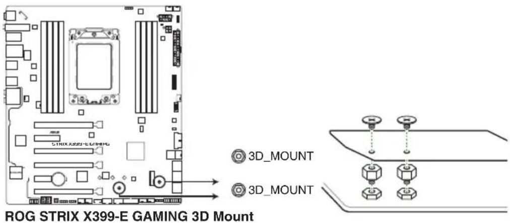 ASUS ROG Strix X399-E Gaming - Orifices de fixation 3D - 1