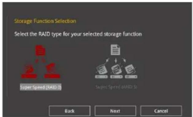 ASUS ROG Strix Z370-H Gaming - Création d'un volume RAID - 6