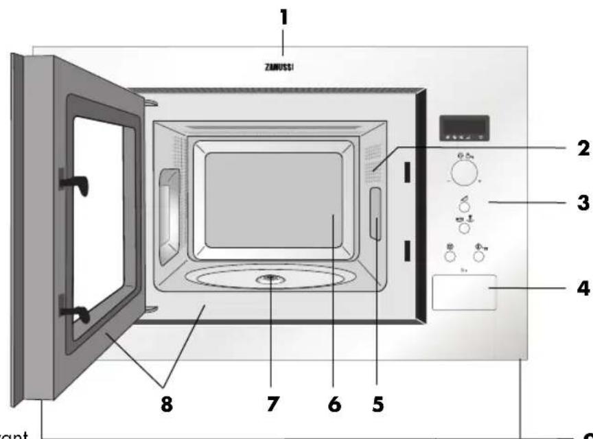 ZANUSSI ZNC12W - ÉCPIENTS EN ALUMINIUM - 1