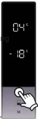 AEG RCB76211TX - Freezer temperature settings - 1