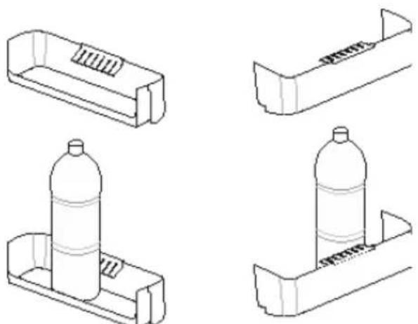 AEG RCB76211TX - Bottle holder (Only some models) - 2