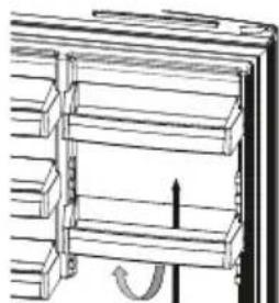 AEG RCB76211TX - Balconnet réglable (Dans certains modèles) - 1