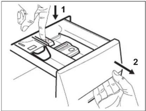 AEG L76472DFL - Nettoyage du distributeur de produit de lavage - 1