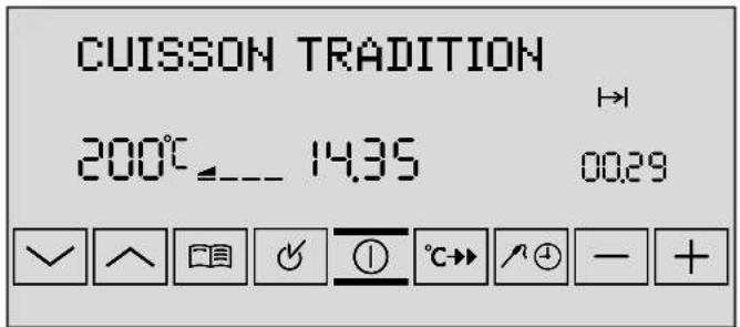 CUISSON TRADITION 200°C ---- 14.35 00:29