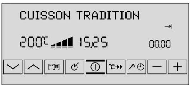 CUISSON TRADITION 200°C 15.25 00:00