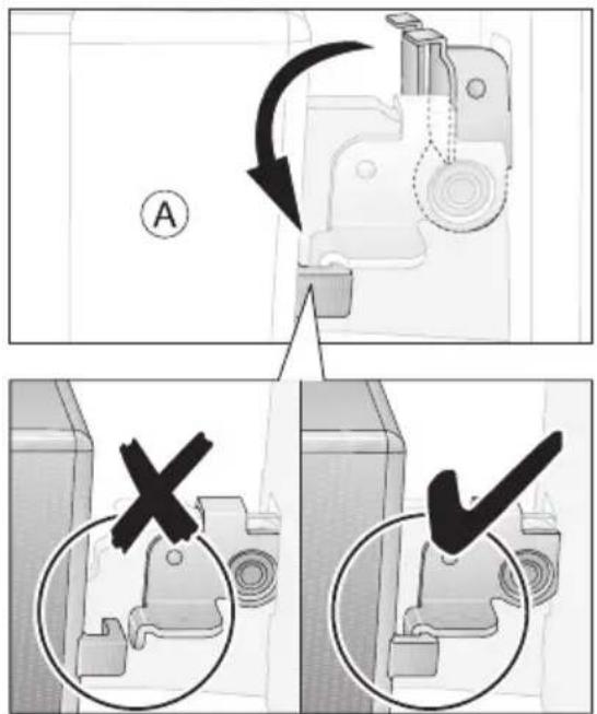 AEG E9871-5 - Accrochage de la porte du four - 2