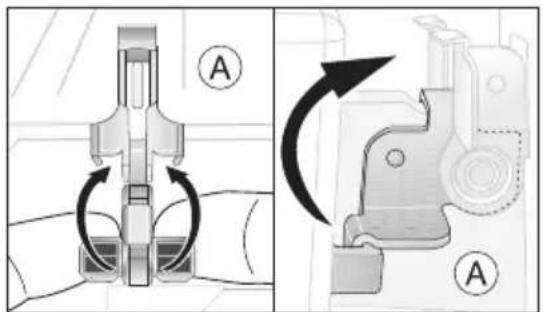 AEG E9871-5 - Décrochage de la porte du four - 2