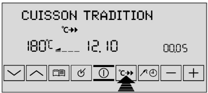 CUISSON TRADITION °C→ 180°C 12.10 00:05