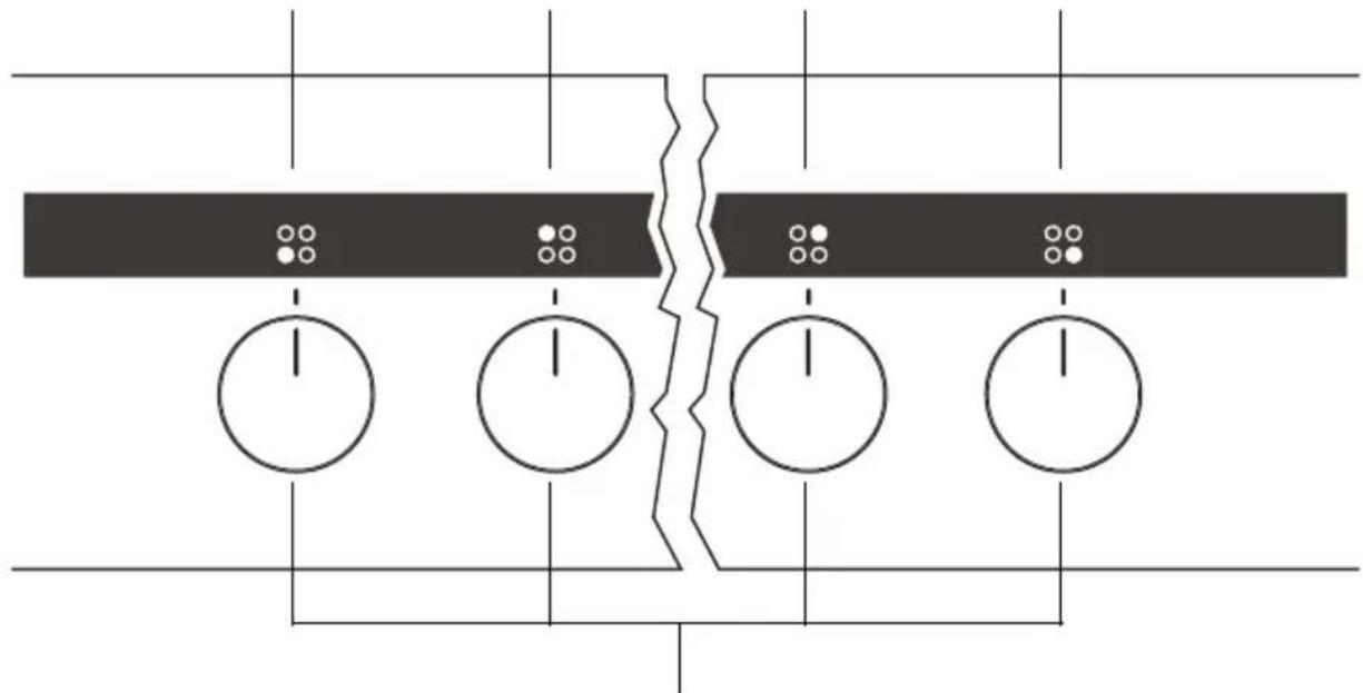 AEG E3151-5 - Niveaux de cuisson - 3
