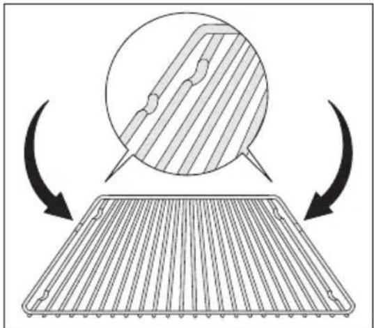 AEG E3151-5 - Installation de la grille : - 1
