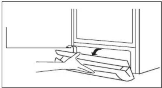 AEG AGN2451 - Cleaning the ventilation grille - 1