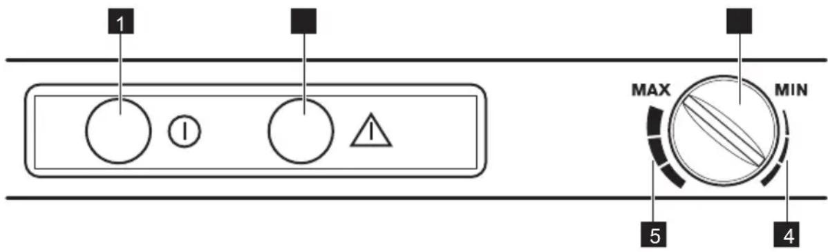 AEG AGS0993F - Control panel - 1