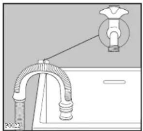 AEG AWF14115 - Vidange de l'eau - 1