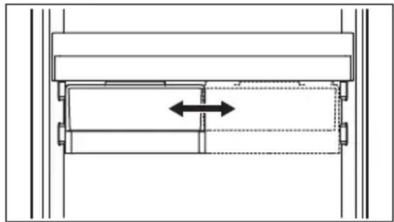 AEG AIK3021R - Positionnement du bac coulissant - 1