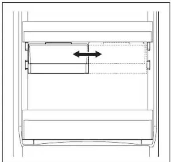 AEG AIK2801R - Positioning the sliding box - 1