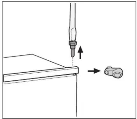 AEG AIK2801R - Reversibilité de la porte - 1