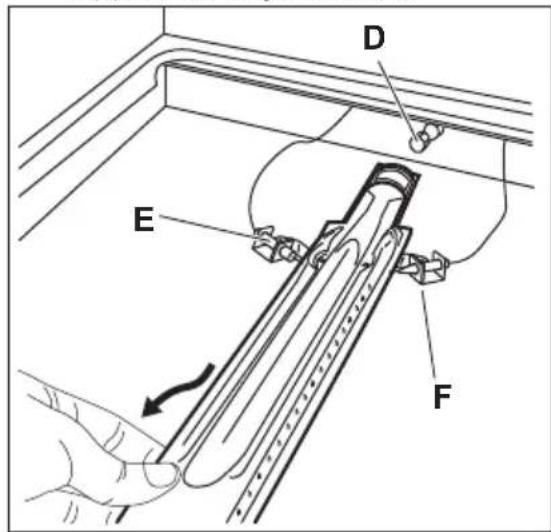 AEG BGB211011M - Remplacement de l'injecteur du four - 3