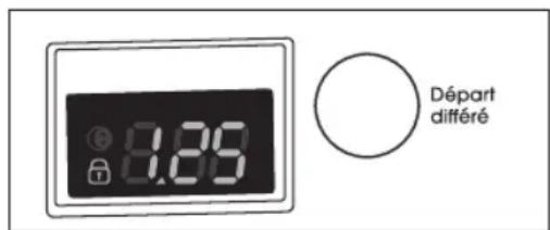 AEG DO1407SI - Touche Départ différé - 1