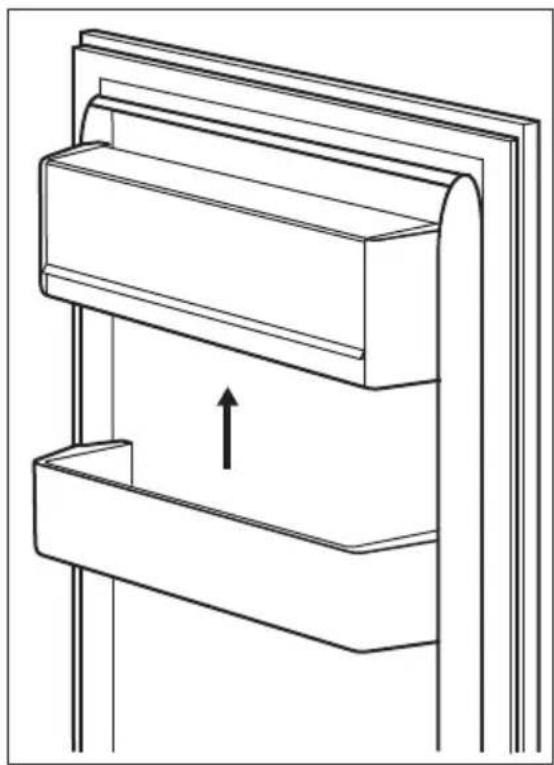 Novamatic EK617.1 R - Positioning the door shelves - 2